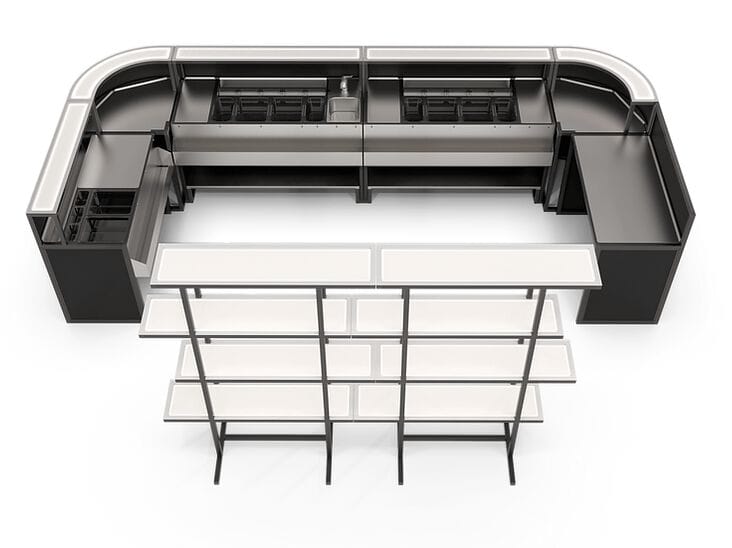 Секционная барная стойка Station Deus® Set-Up ARCH-00118913