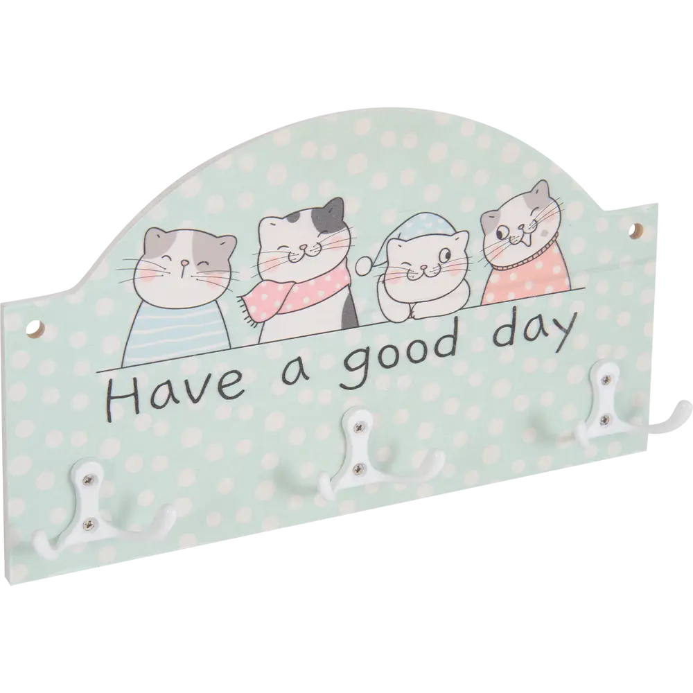 Ключница К1 Котики, дерево Santreyd STLM-2105936