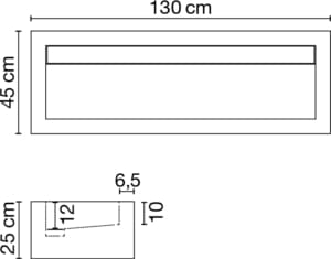 Подвесная раковина из керамогранита CERAMICA FONDOVALLE SHAPE ARCH-00119316 - Вид №7