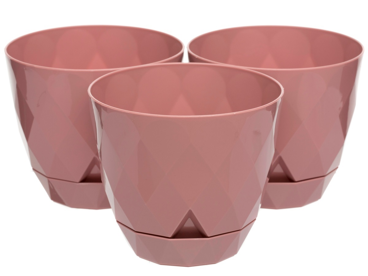 Горшок для цветов Rico 0.65L Pink NAVAKO 16018 - Вид №3