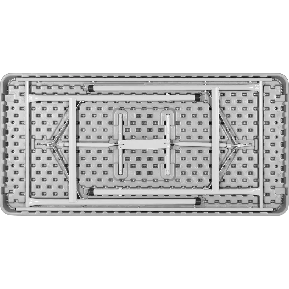 Стол садовый Сатурн СТС120 складной 61x74x122 см пластик серый METMEBEL STLM-2049778 - Вид №3