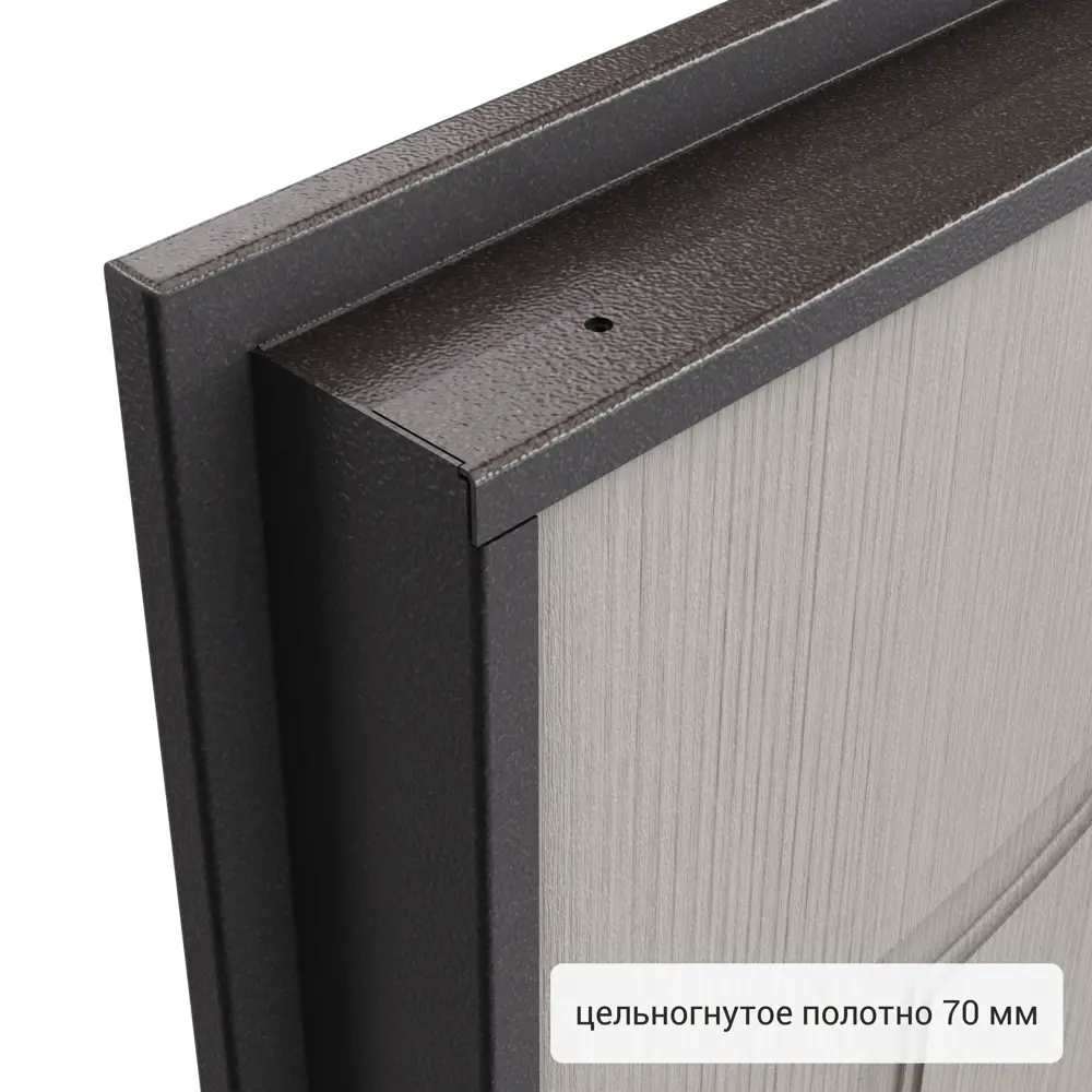 Дверь металлическая Гарант, 860 мм, левая, цвет антик ларче TOREX STLM-2106415 - Вид №6