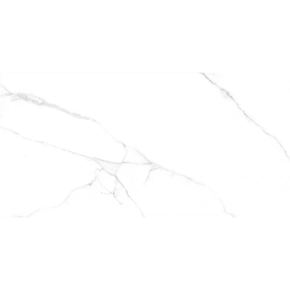 Глазурованный керамогранит Laparet Atlantic White 60x120 см 1.44 м² сатинированный цвет белый STLM-2150439