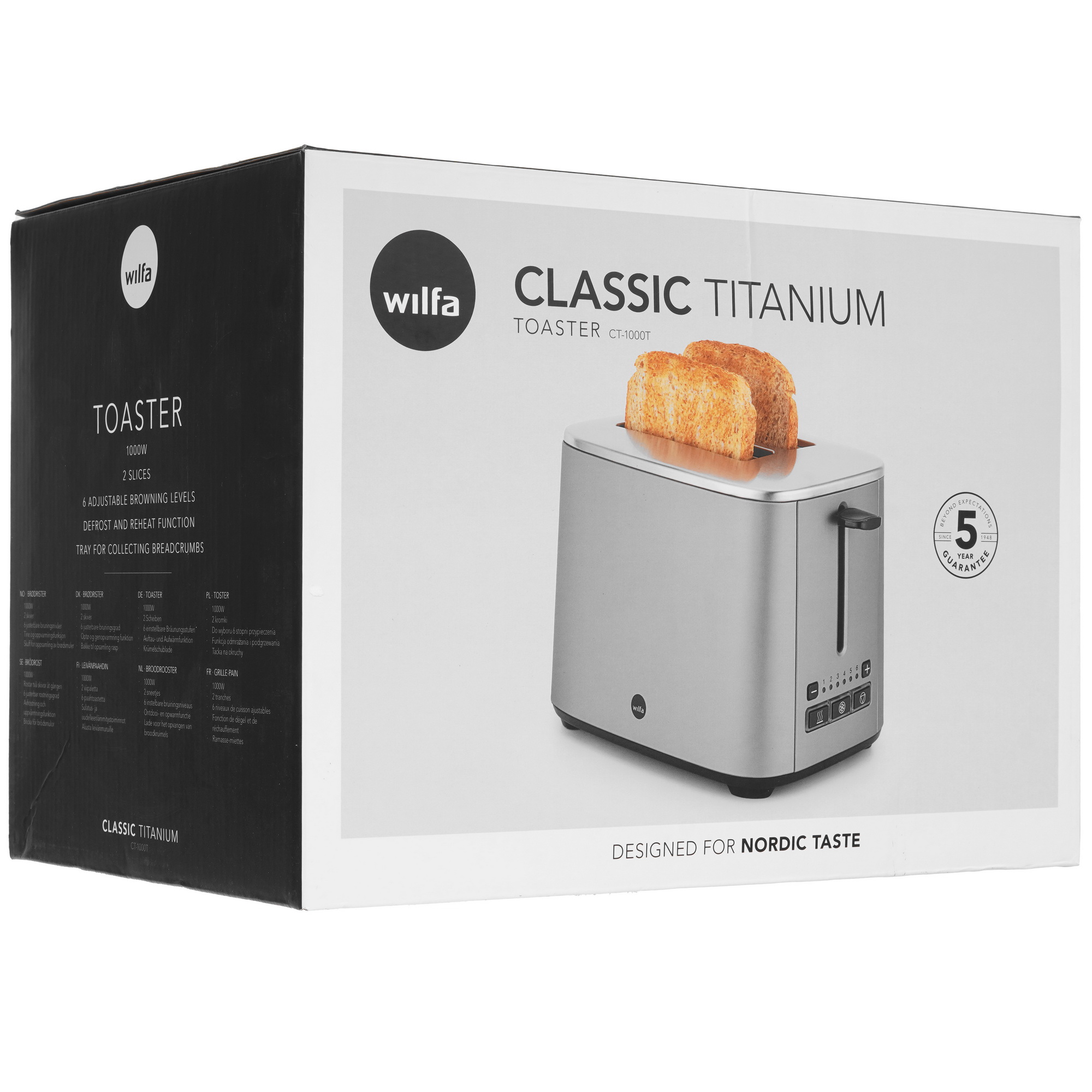 9042408 Тостер Wilfa CT-1000 T серебристый STDN-0120127 - Вид №7