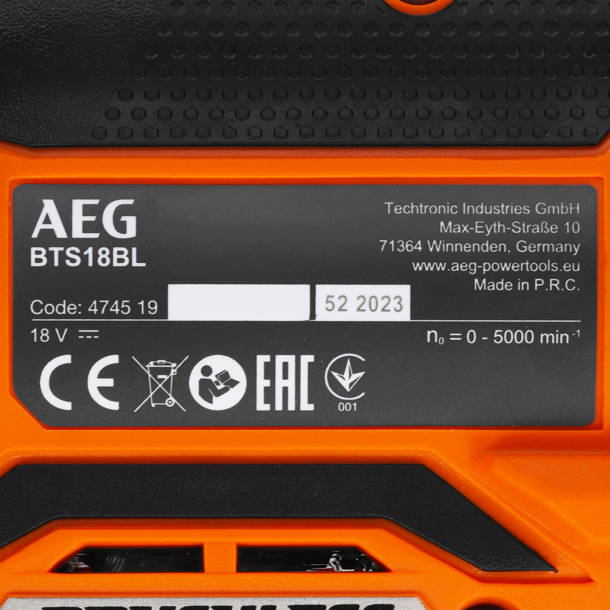 Шуруповерт AEG BTS18BL-0 PRO 18V  , Без ЗУ, Без АКБ 5481164 STDN-0069665 - Вид №2