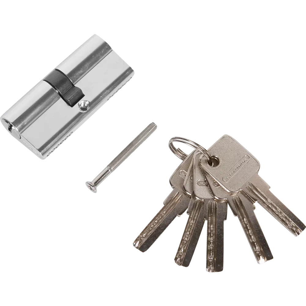 Цилиндр перфорированный Al 70 C CP ключ-ключ, хром PALLADIUM STLM-2206924 - Вид №1
