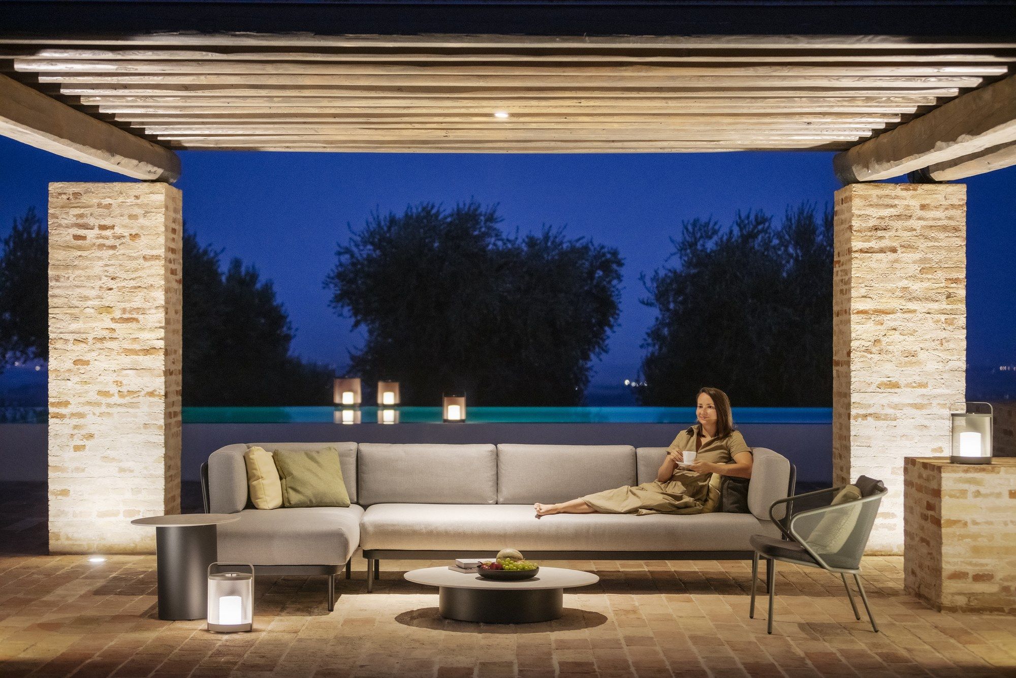 Тканевый модульный садовый диван Todus Baza ARCH-00073566 - Вид №6