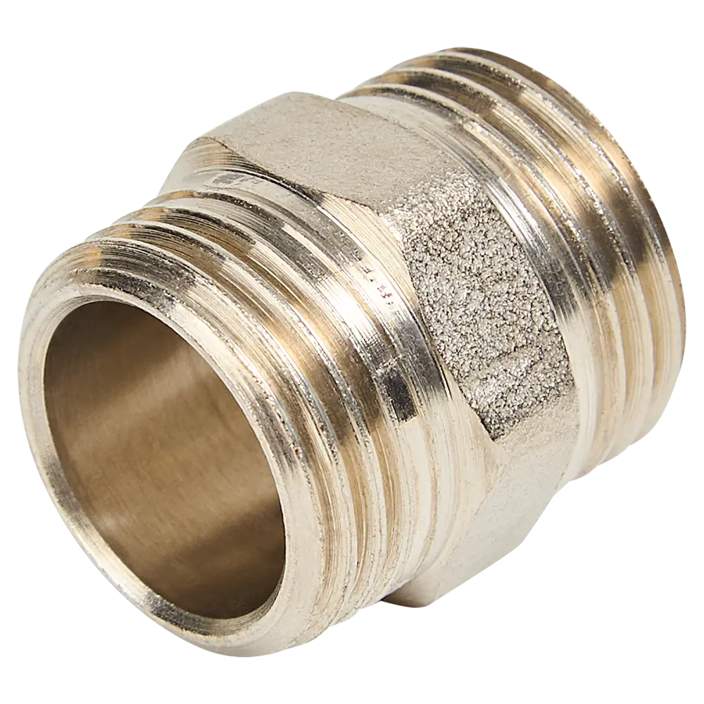Ниппель MONLID 1/2" НР мм никелированная латунь STLM-2143590