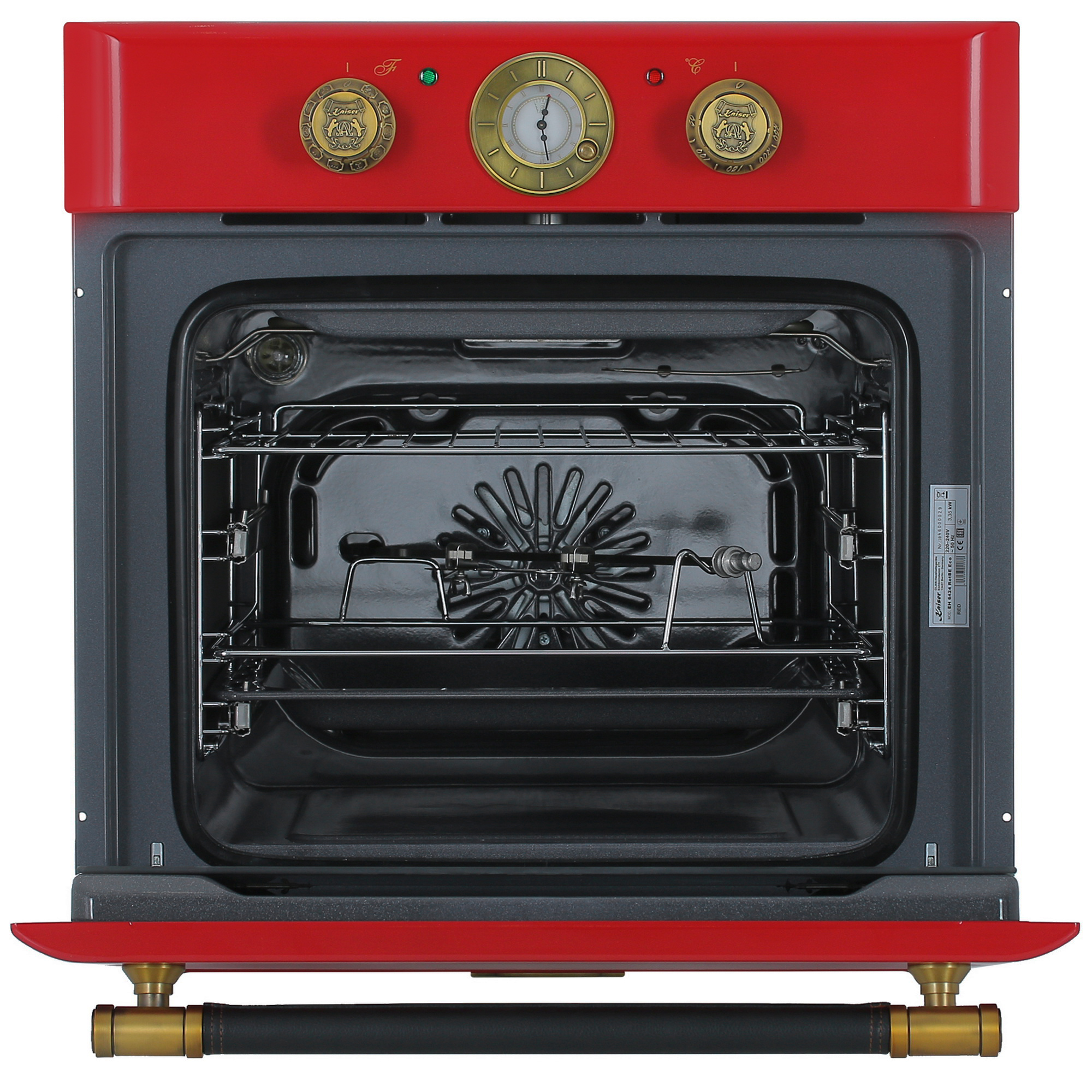 8164459 Электрический духовой шкаф Kaiser EH 6424 RotBE Eco красный STDN-0029387 - Вид №7