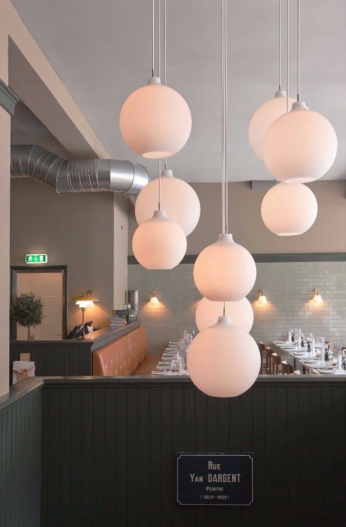 Настольная лампа из опалового стекла Ph PH 3½-2½ ARCH-00074859 - Вид №11