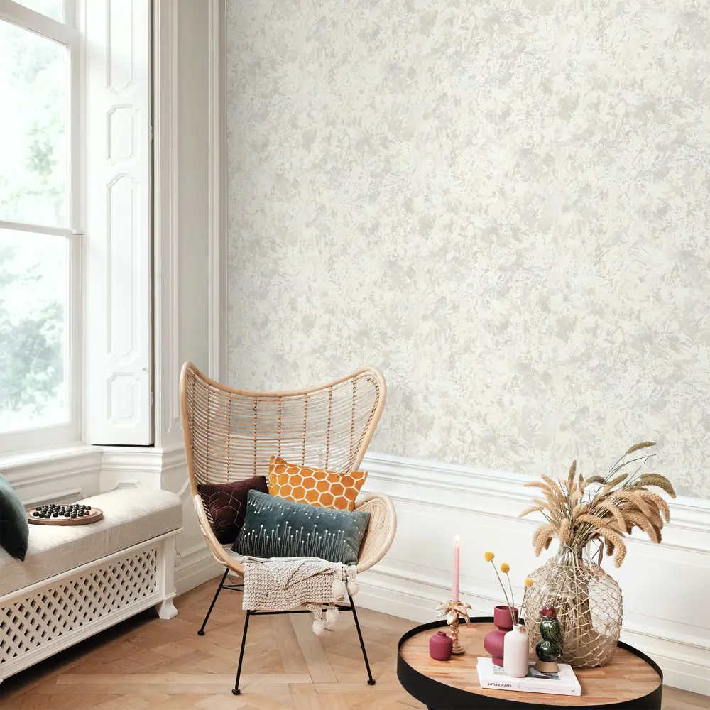 Обои флизелиновые Inspire Carolin-stella светло-бежевые 1.06 м Trench 6 CAROLYN STLM-2197037 - Вид №3