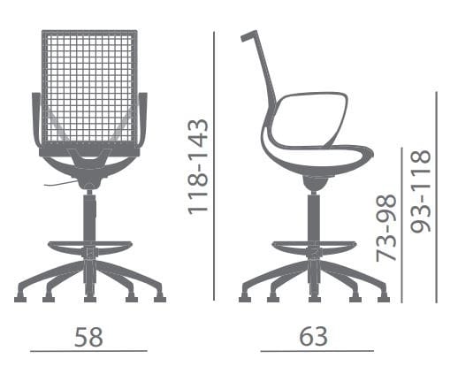 Офисный стул Kastel Key line ARCH-00130158 - Вид №4