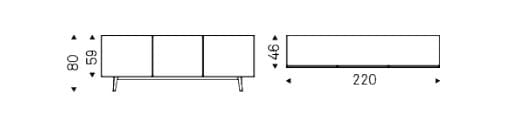 Деревянный шкаф с распашными дверями и керамическими дверями Cattelan italia METROPOL ARCH-00113770 - Вид №5