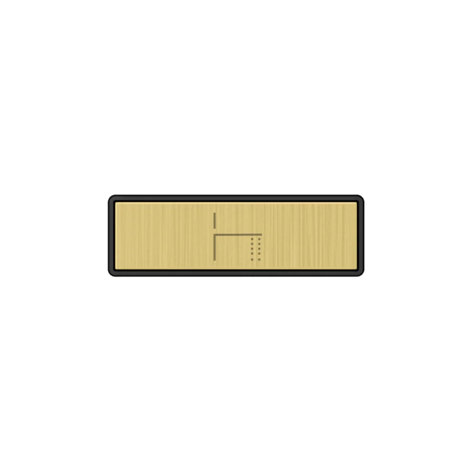 SP02772 716 Gessi Hi-fi PVD С ЗОЛОТОЙ ЩЕТКОЙ SP02772716