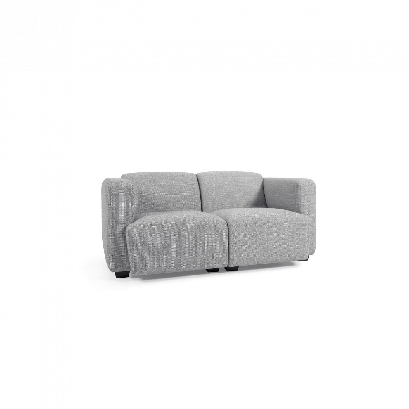 101858 Диван 2-местный серый 160 см La Forma Legara  - Вид №3