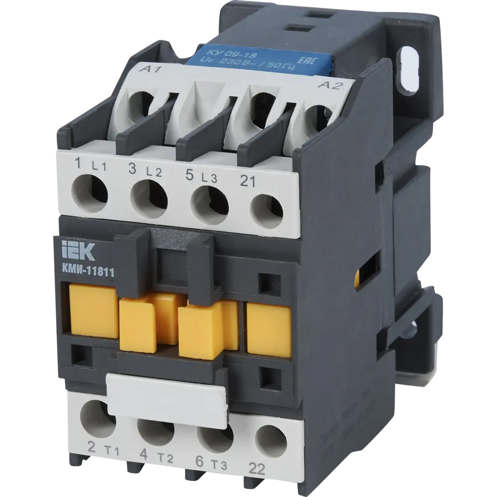 Контактор IEK КМИ-11811, 18 А, 230 В STLM-2089891