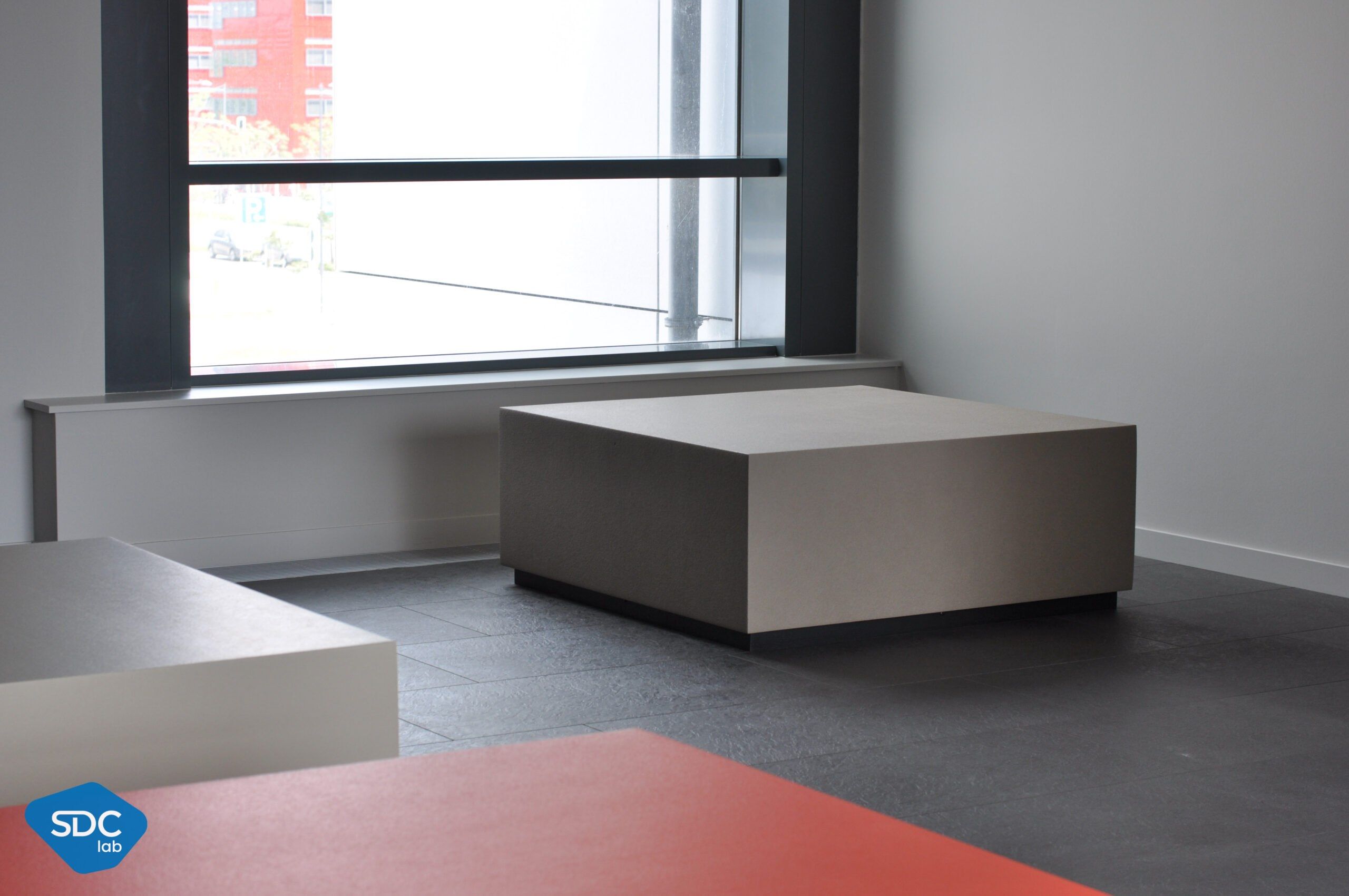 Модульный квадратный пуф из пены QM Quinze & Milan Квадратная и прямая ARCH-00143516 - Вид №6