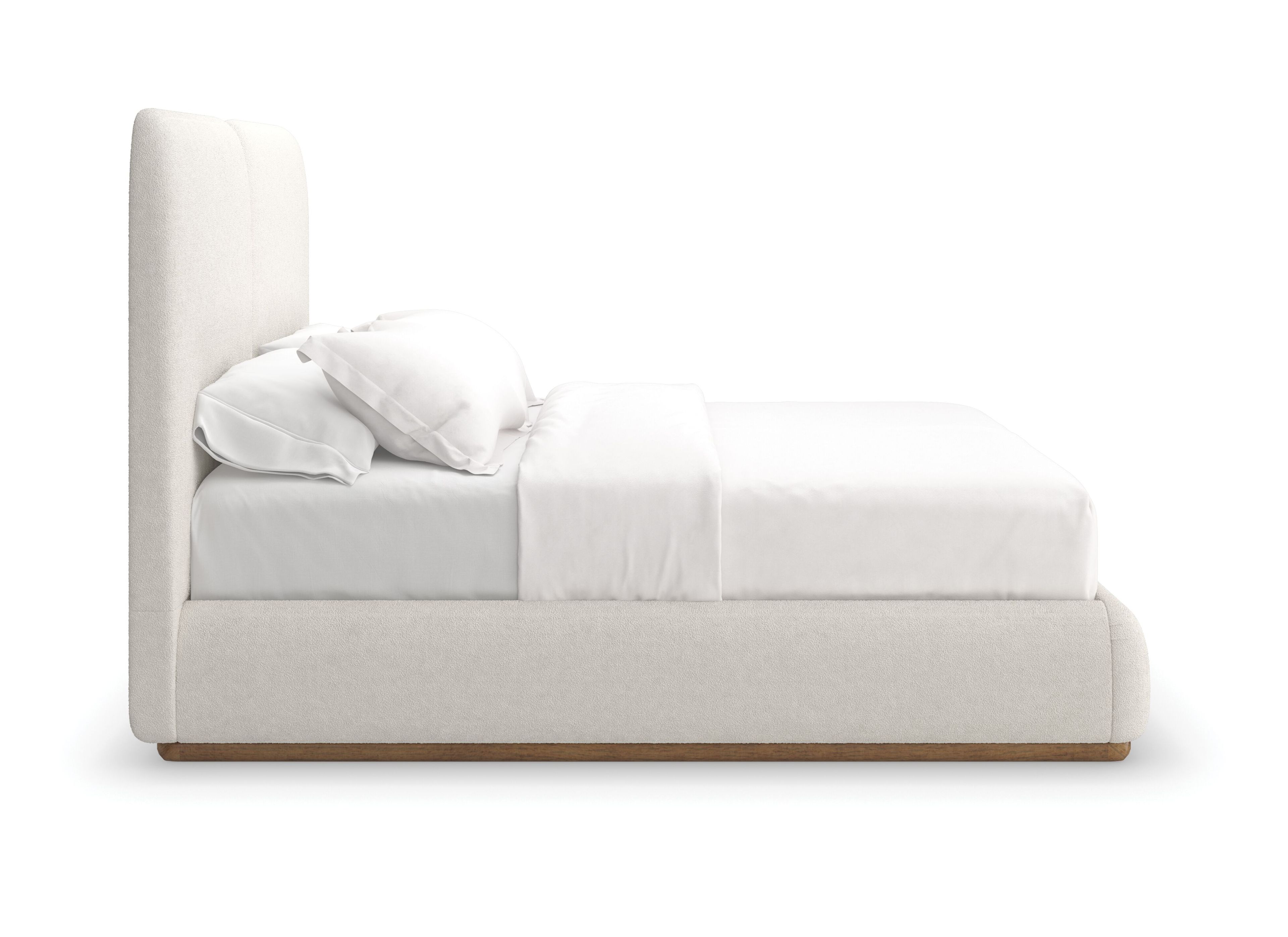 Двуспальная кровать с мягкой тканью Caracole MALTA ARCH-00070250 - Вид №1