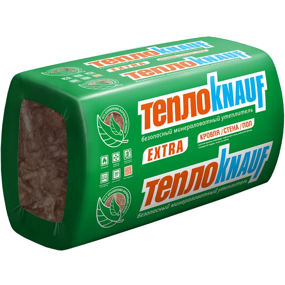 Утеплитель ТеплоKnauf Стена Экстра 50 мм рулон 1x0.6 м 6 м² STLM-2134804