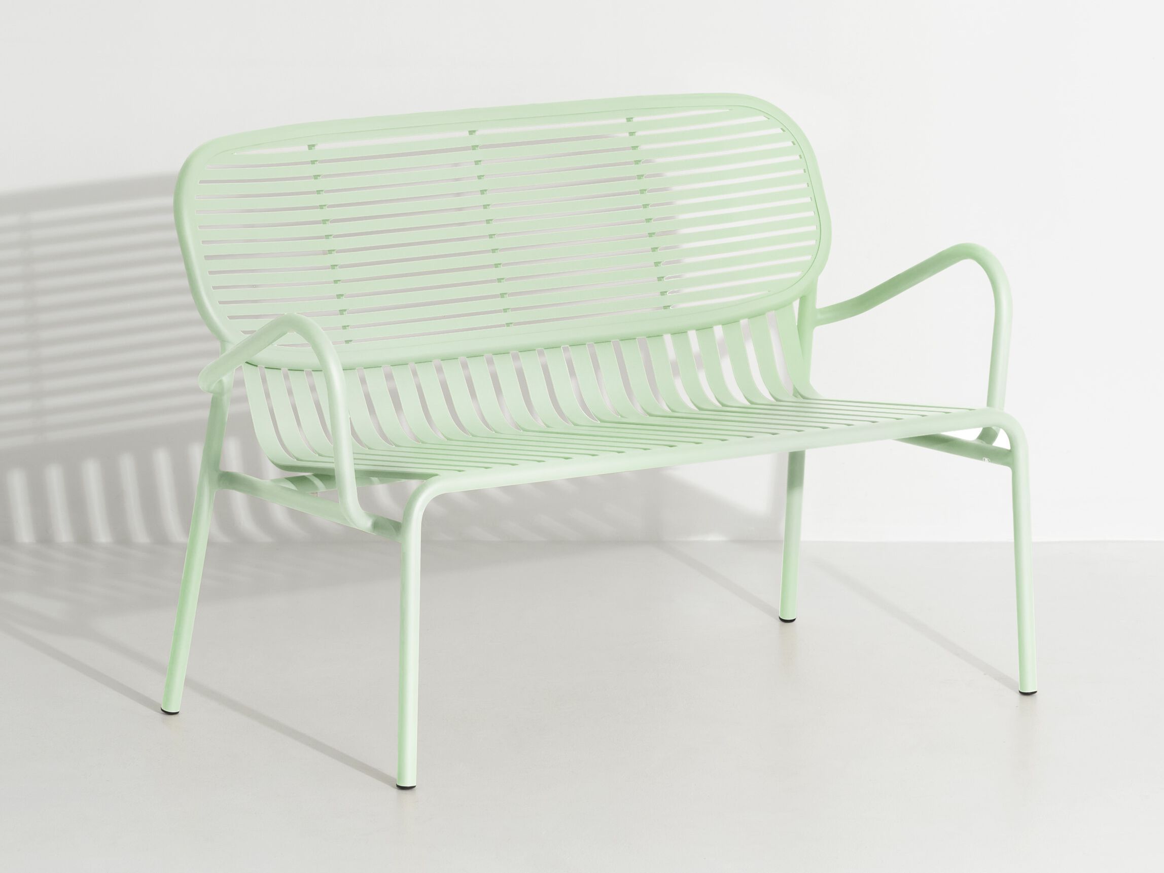 Алюминиевая садовая скамейка с порошковым покрытием с подлокотниками Petite Friture выходные ARCH-00120153 - Вид №16