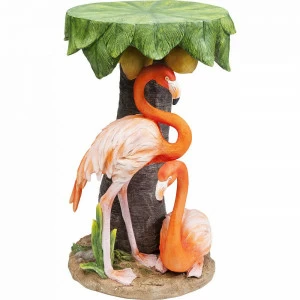 Приставной столик дизайнерский 36 см Flamingo KARE FLAMINGO 323042 Зеленый;оранжевый