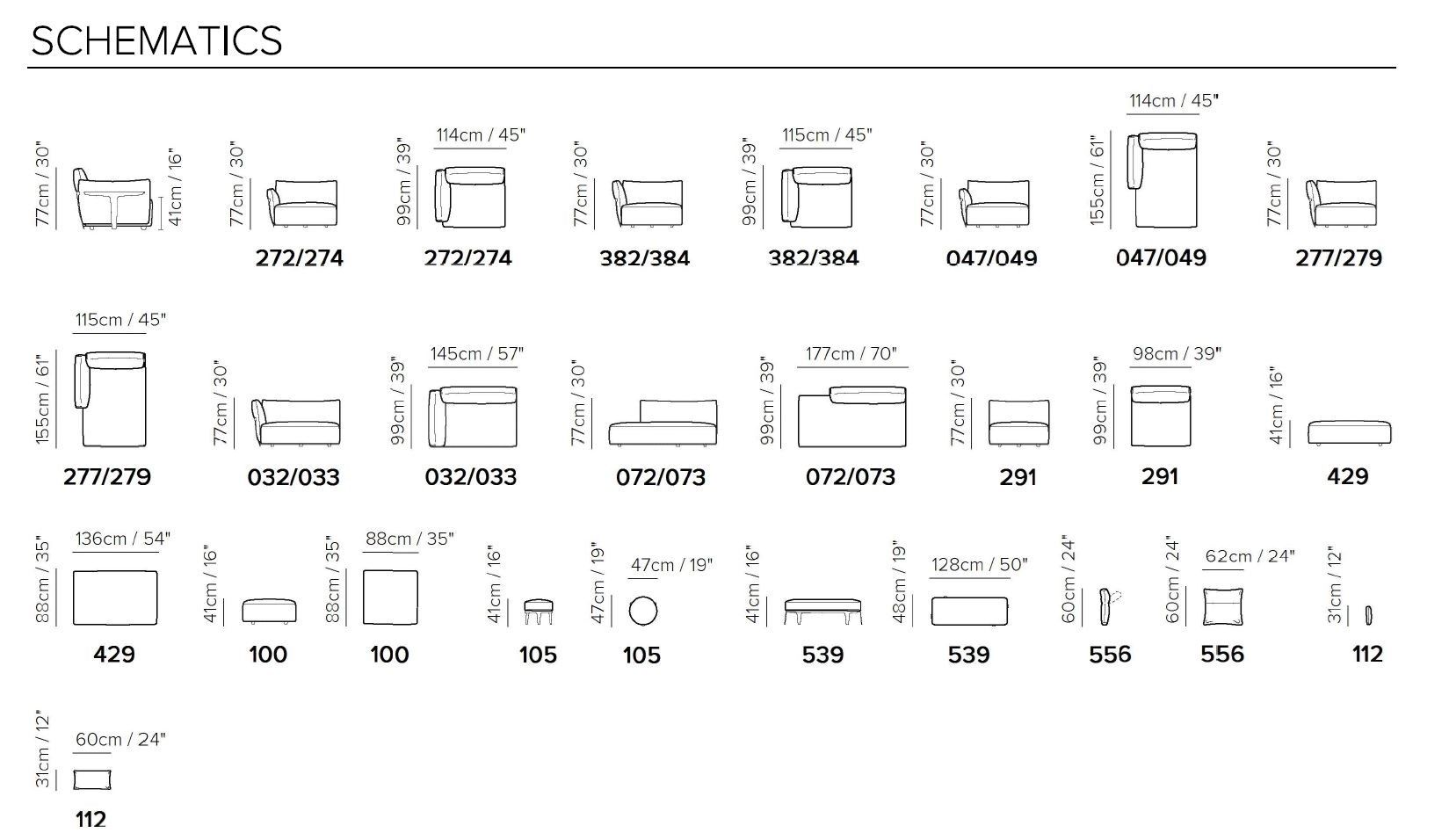 2-местный тканевый диван Natuzzi Italia Герман ARCH-00114015 - Вид №1