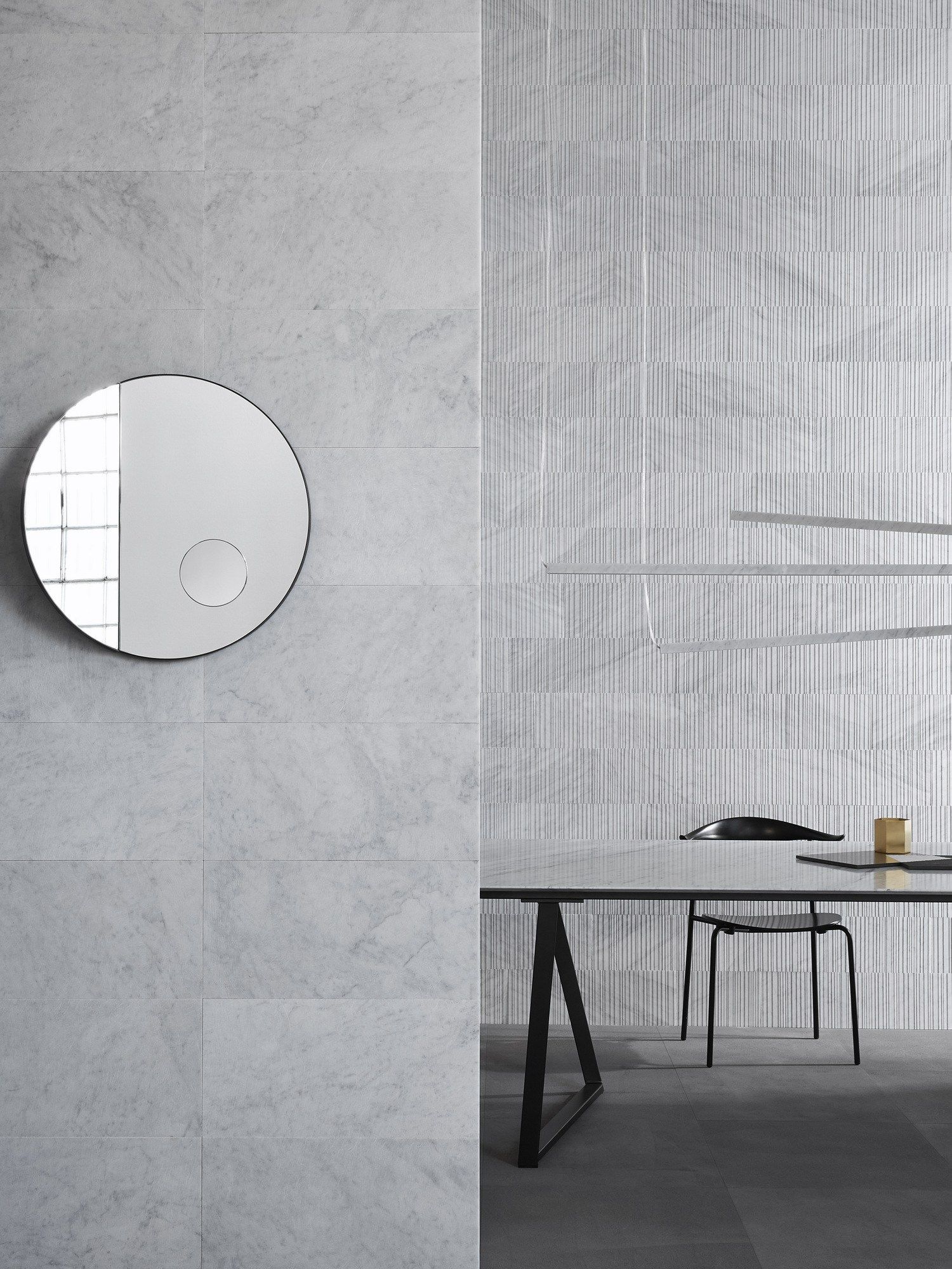 Прямоугольный стол из каррарского мрамора Salvatori Dritto ARCH-00046892 - Вид №2