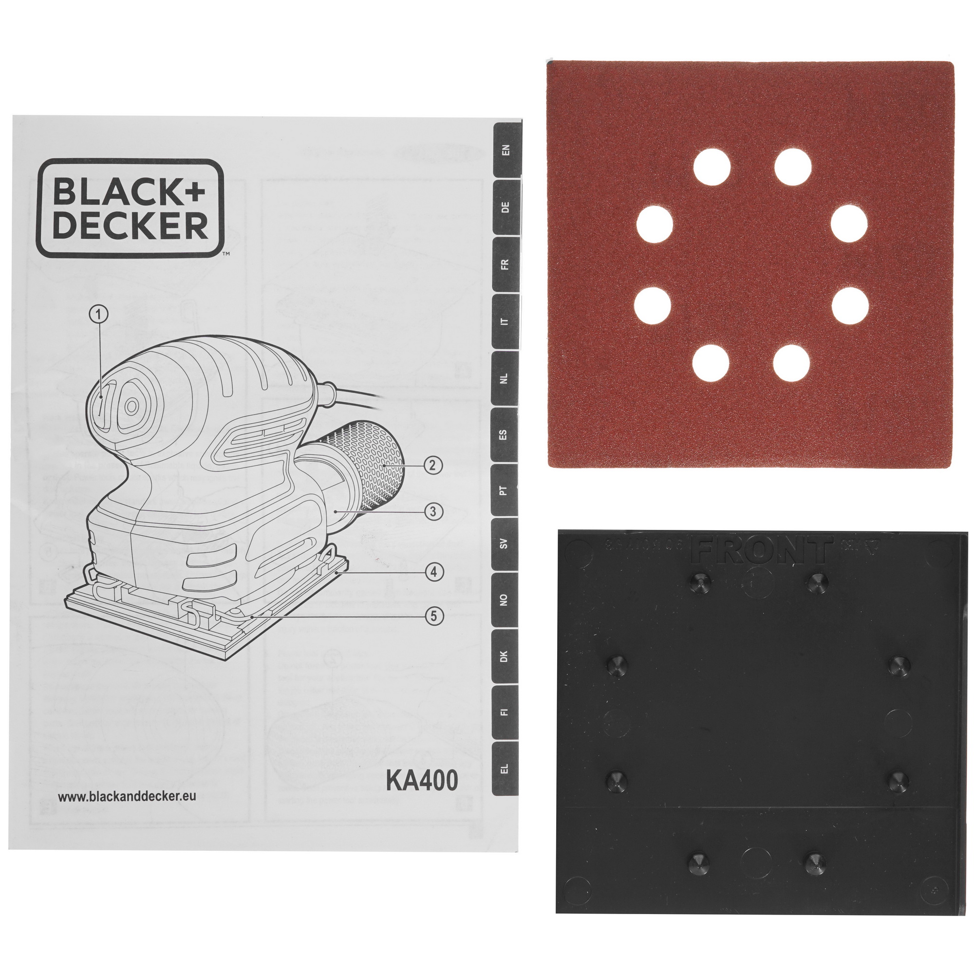 Виброшлифовальная машина Black&Decker KA400-QS 5324119 Black+decker STDN-0033621 - Вид №6