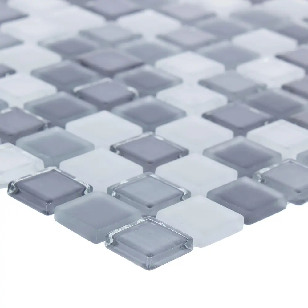 Мозаика стеклянная Artens Tonic 30x30 см цвет серый STLM-2075539 - Вид №3