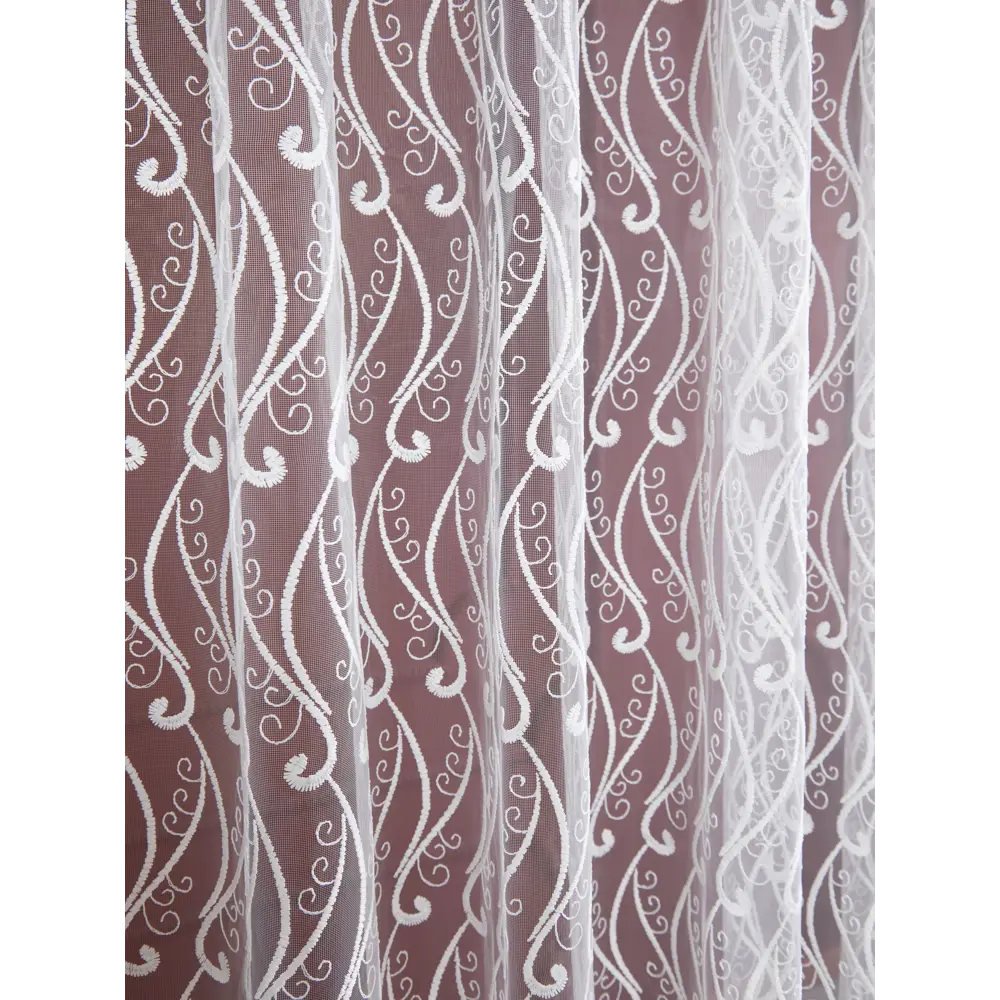 Тюль 1 м/п Классика сетка 280 см цвет кремовый ELIT HOME STLM-2019495 - Вид №2