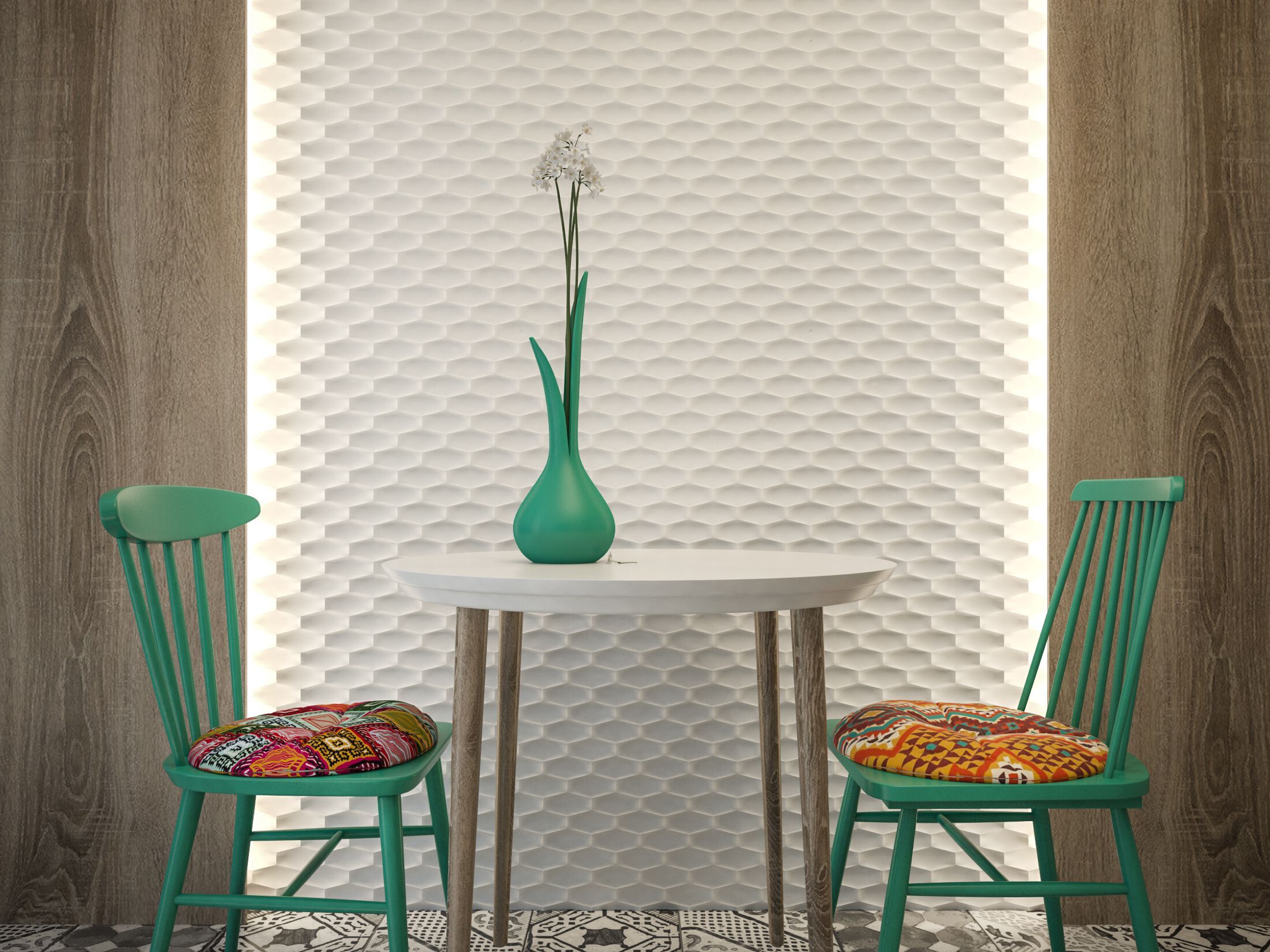 Трехмерное гипсовое покрытие WallDeco M-Modern ARCH-00061002