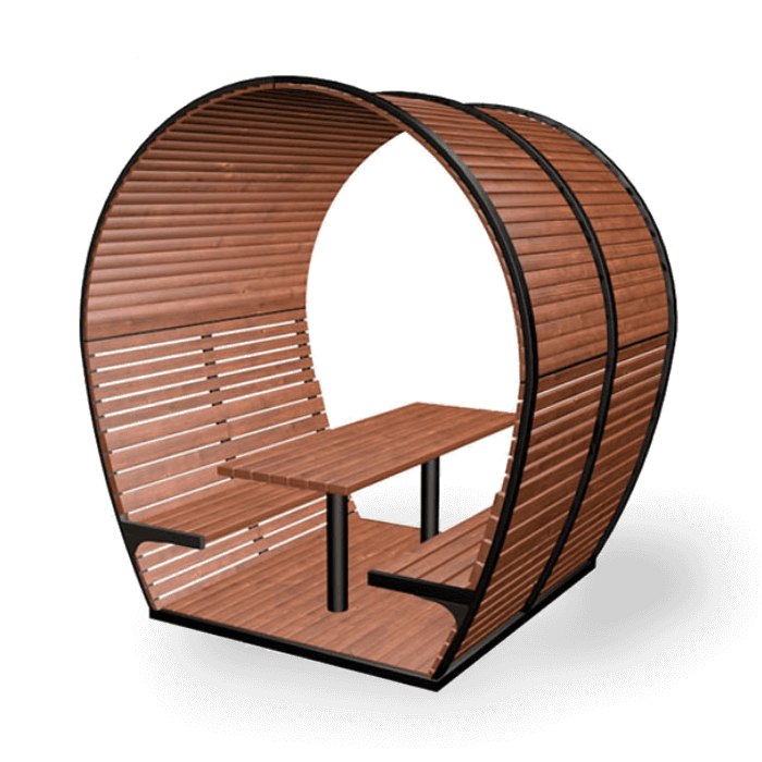 14398 СИНТИ Rocker 01, беседка парковая LAB.Space  - Вид №2