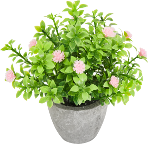 84832658 Искусственное растение оксалис 9x9 см розовый ПВХ STLM-0055804 Santreyd