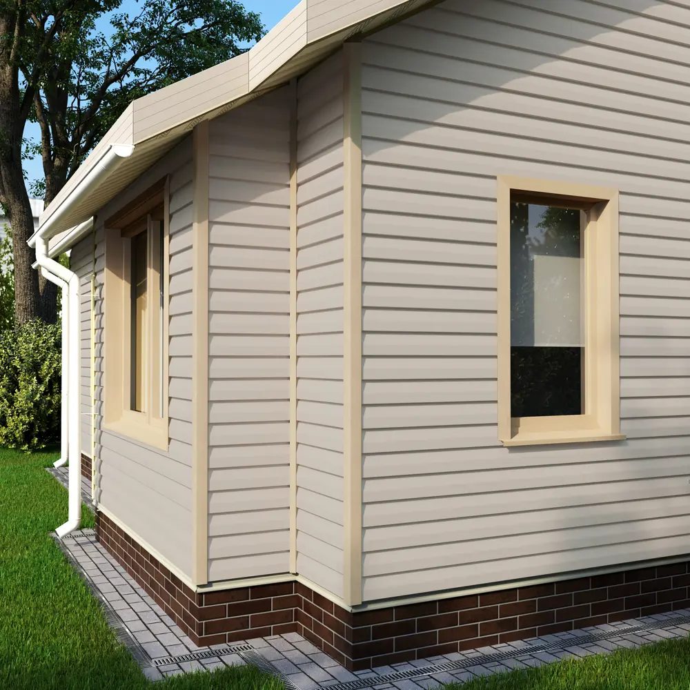 Сайдинг ПВХ MONLID корабельный брус 3 м бежевый 0.61 м² STLM-2013038 - Вид №3