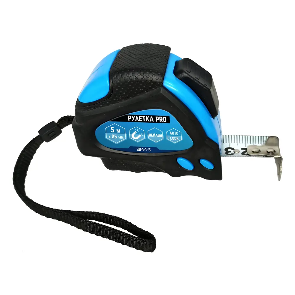 Рулетка Vertextools с автоблокировкой 5 м x 25 мм STLM-2128420