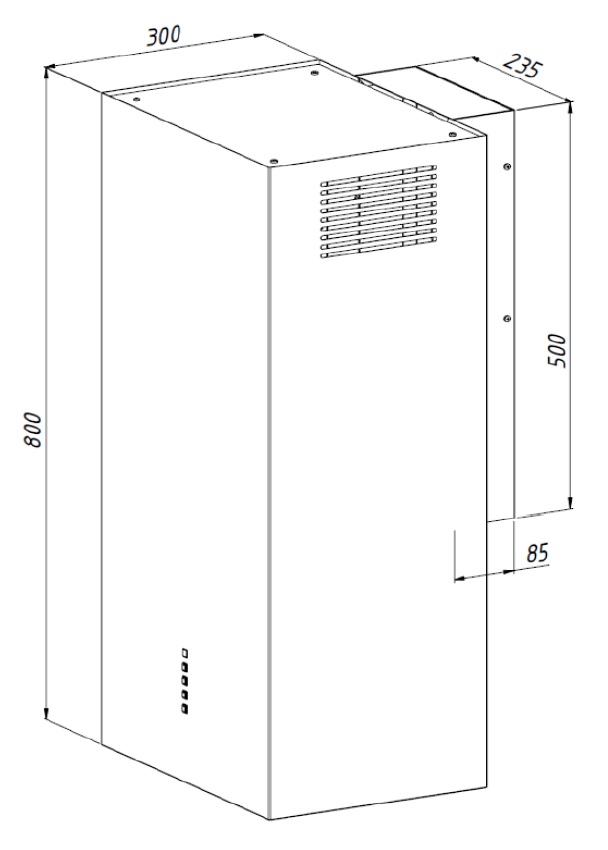 9008326 Вытяжка пристенная Akpo WK-4 Terra eco золотистый STDN-0058108 - Вид №8