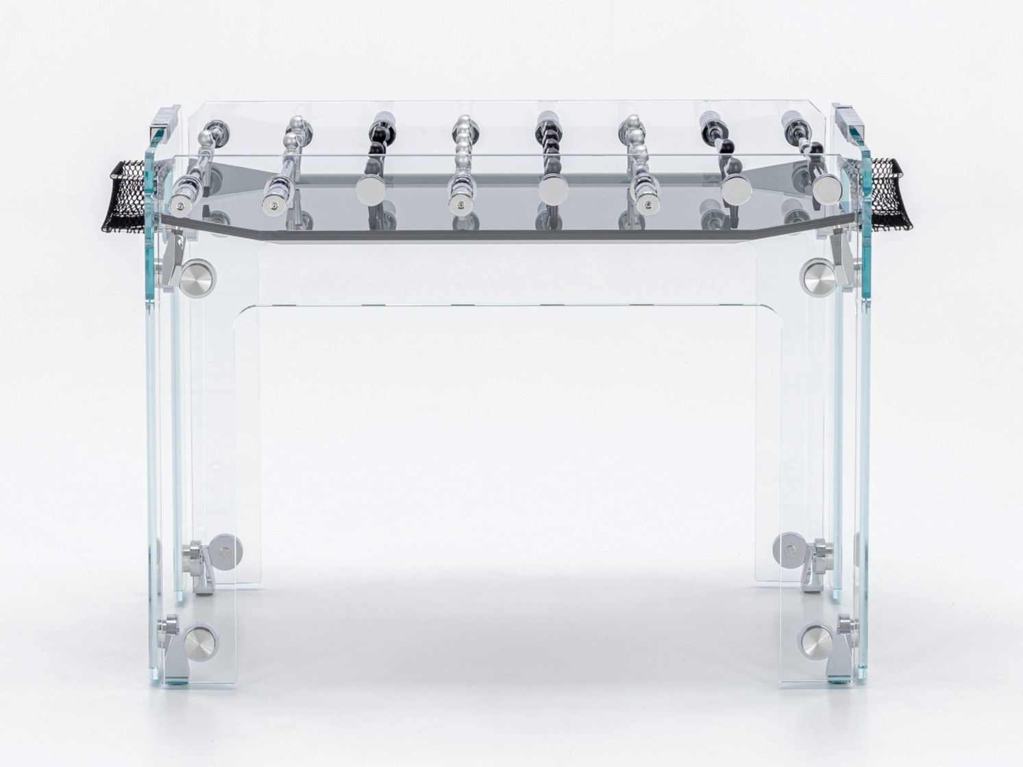 Прямоугольный кальциобалилла из закаленного стекла и металла Teckell CRISTALLINO ARCH-00106015