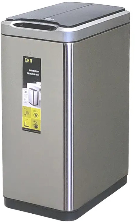 90007655 Мусорное ведро сенсорное 50 л Eko Phantom EK9277 BMT-50L нержавеющая сталь цвет серебро STLM-0888495