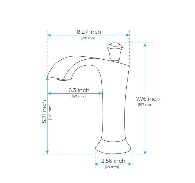 Инфракрасный смеситель для раковины Fontana Showers B5088CR ARCH-00065094 - Вид №3