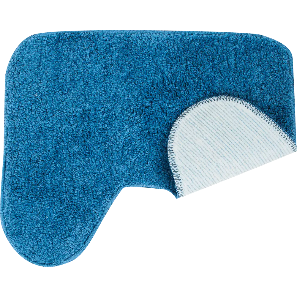 Коврик для туалета Sensea Lounge из микрофибры №1, 50х40 см, цвет синиий Без серии STLM-2186484 - Вид №2