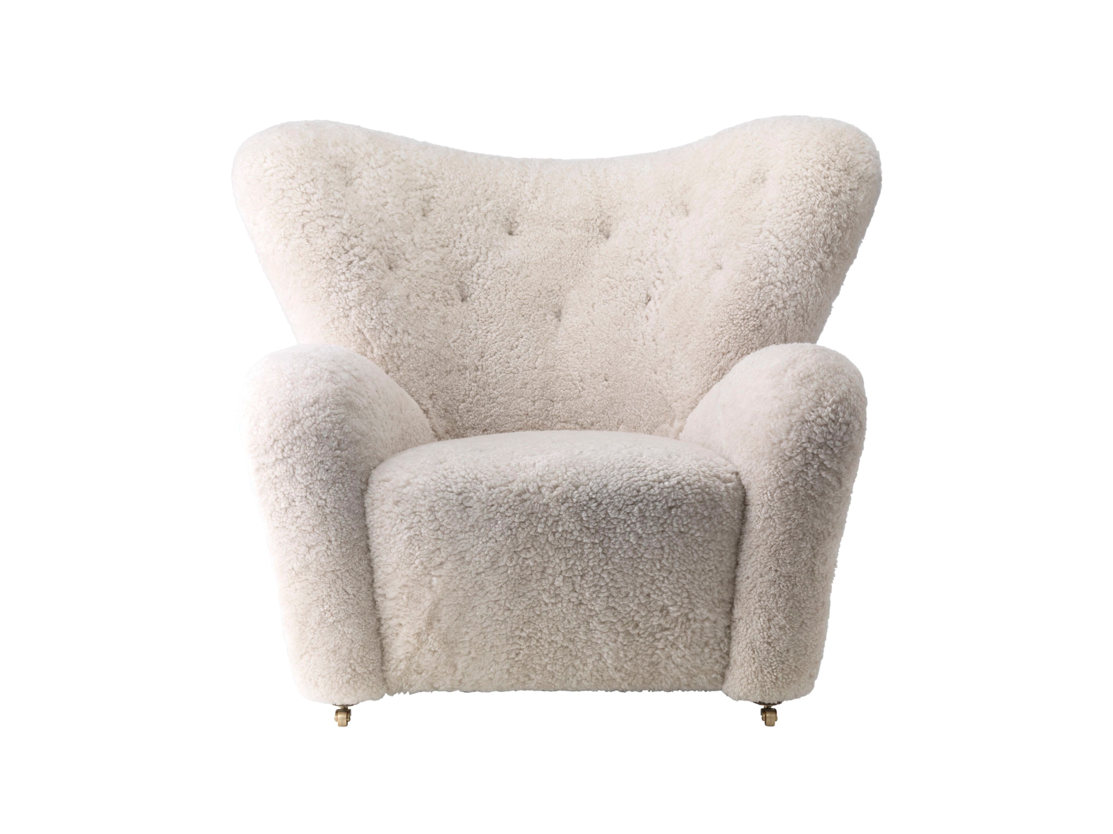 Кресло из овчины с подлокотниками Audo Copenhagen The Tired Man ARCH-00021598