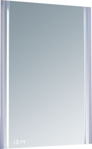 ARC1/LED Sanibano, зеркало вертикальной формы с LED подсветкой и часами, 2 полоски света