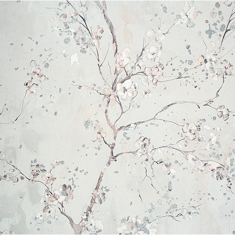 Обои Ateliero Scarlett серые с цветочным узором для гостиной и спальни 89409068 STLM-1571795 - Вид №2