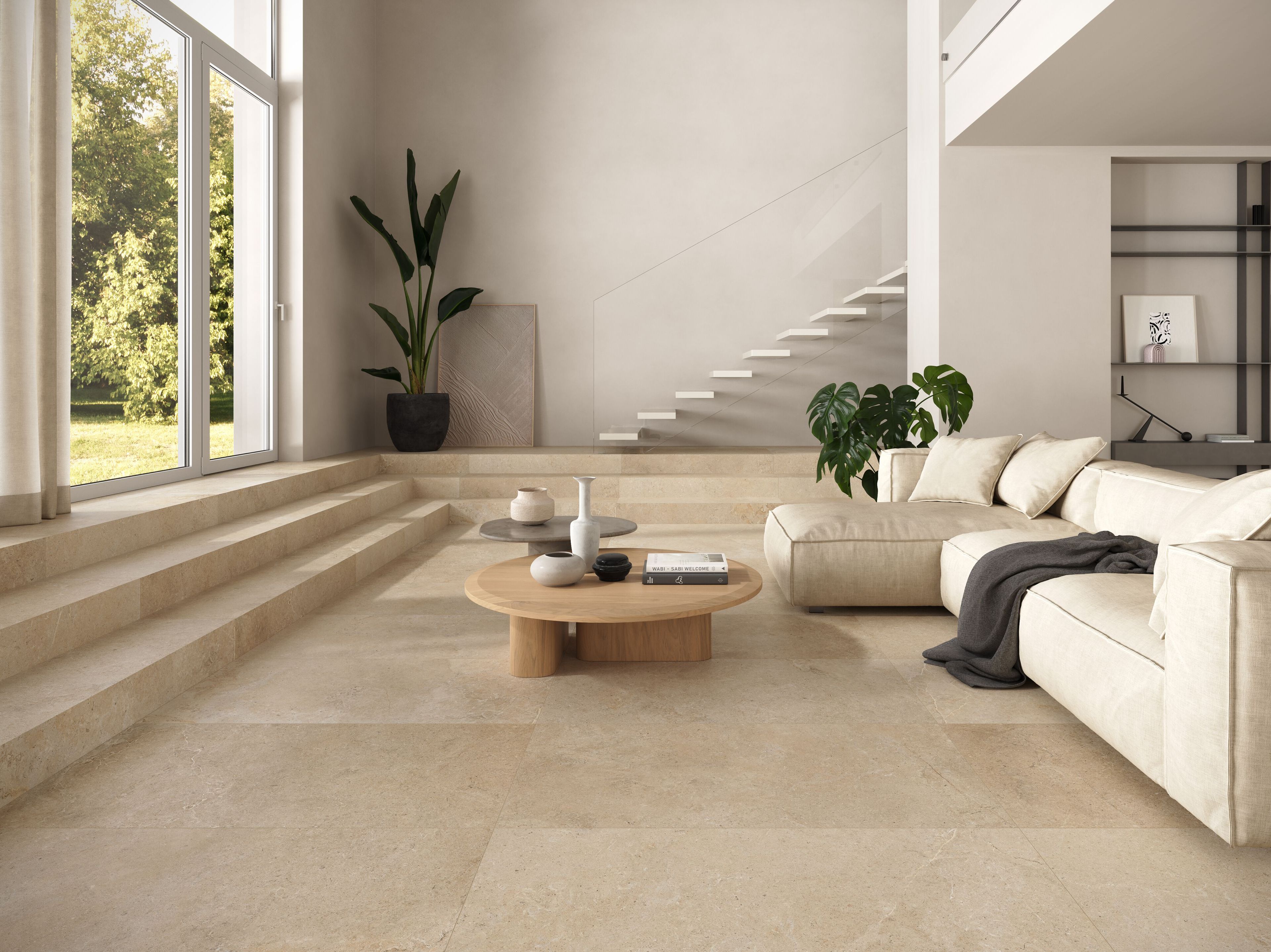 Противоскользящий пол из керамогранита для внутреннего и наружного применения RAK Ceramics Softech ARCH-00109979