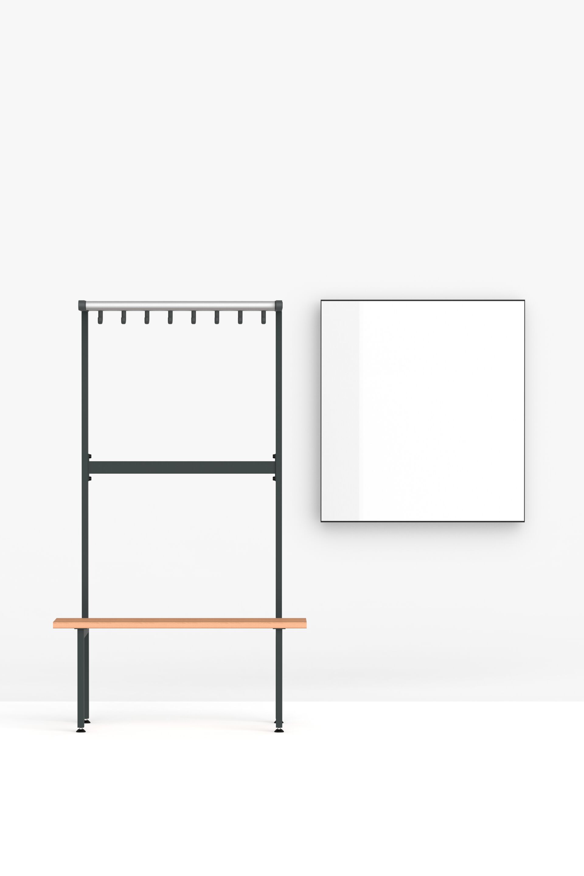Стальная и деревянная скамейка для спортивных сооружений FUNCTIONALS Tertio ARCH-00085815 - Вид №4