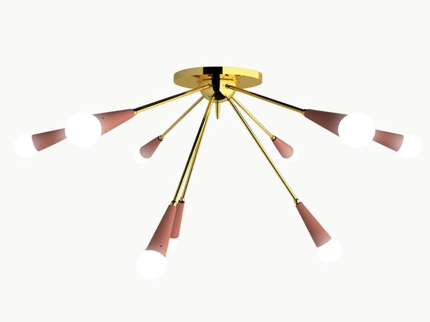 Металлический светодиодный потолочный светильник Lampex Italiana Галактика ARCH-00133328