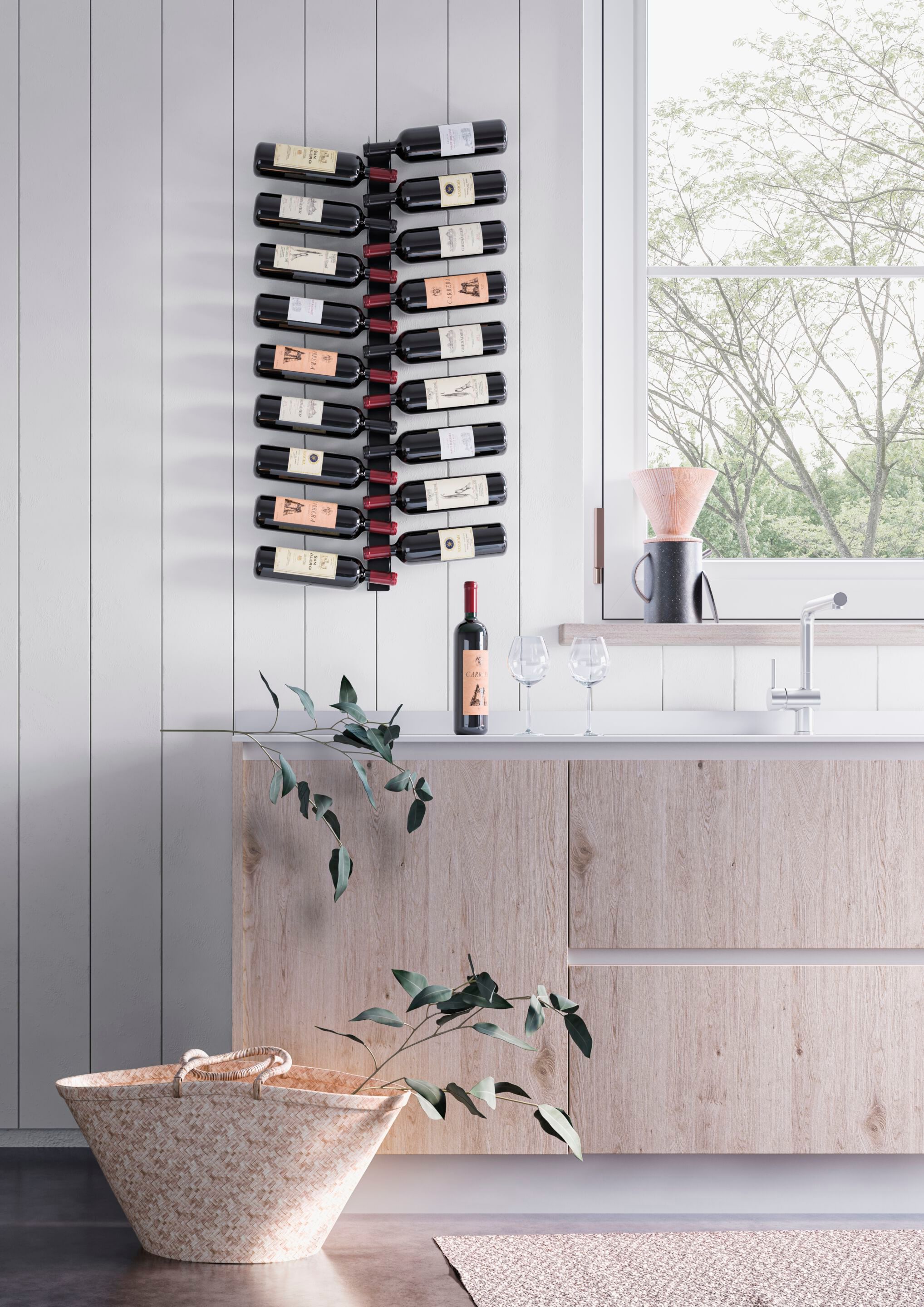 Стальная настенная винная стойка Canel Fucina Design CLASS ARCH-00112751 - Вид №1