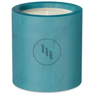 Свеча ароматизированная в гипсе Salto зеленая 7 см