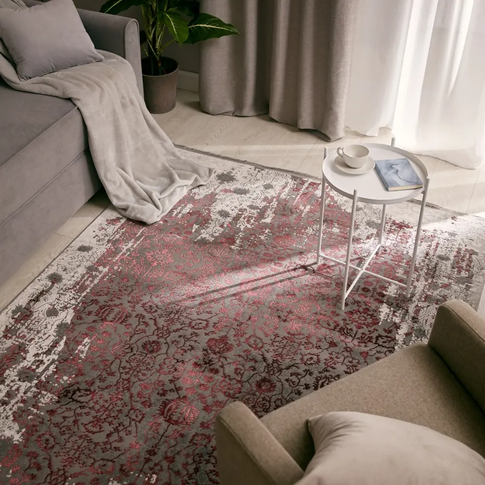 Ковер полиэстер Granada 33370 160x230 см цвет фиолетовый 82656430 STLM-2208362 Santreyd 