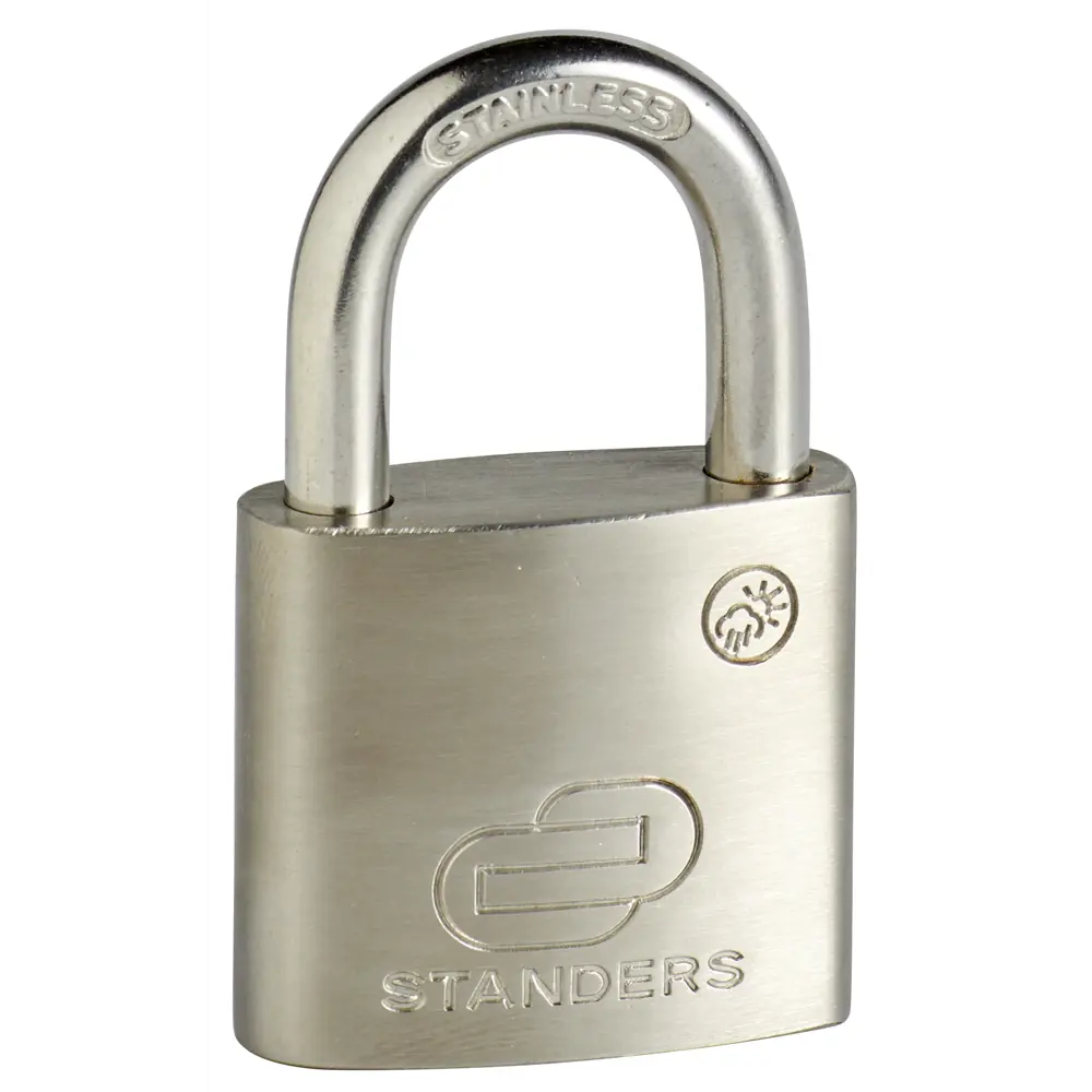 Замок навесной Standers 38x34 мм, нержавеющая сталь STLM-2082326